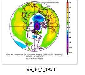 10 hPa temperatura pred SSW 1958-01-30